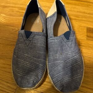 NWOT Toms Blue Alpargata Espadrille Shoes